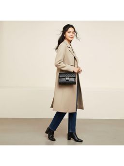 PARTIQ - Korean Versatile Diamond Sling Bag (S) - Black