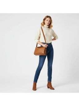 PARTIQ - Fashion Versatile Women Niche Design Large Capacity Tote Handbag - Brown (M)