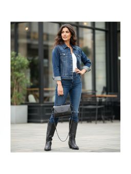 PARTIQ - Trendy Mini Leisure Travel Handbag - Black (S)