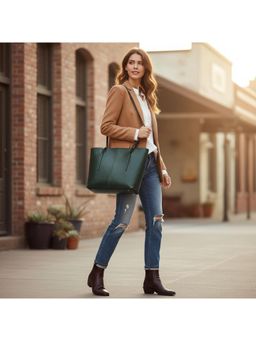 PARTIQ - Fashion Versatile Hand Large Capacity Womens Handbag - Green