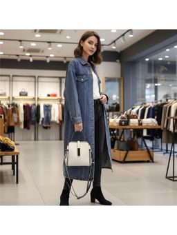 PARTIQ - Fashionable Versatile Large Capacity Womens One Shoulder Handbag - White (M)