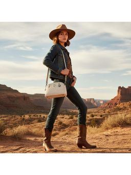 PARTIQ - New Mobile Phone Mini Small Square Sling Bag - White (M)