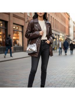 PARTIQ - Chain Bucket Sling Bag - White (M)