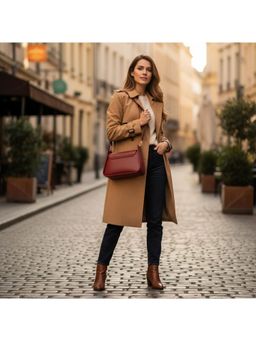 PARTIQ - French Vintage Fashion Handbag - Red (M)