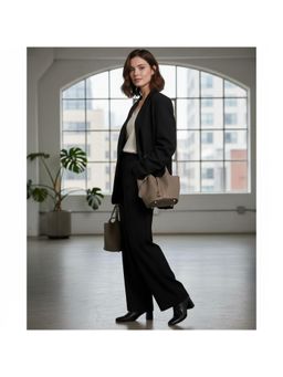 PARTIQ - Light Luxury Texture Niche Fashion Versatile Hand-Held Handbag - Grey (M)