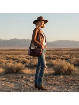 PARTIQ - Fashion Casual One-Shoulder Niche Retro Dumpling Black Burgundy Bucket Bags - Burgundy (M)