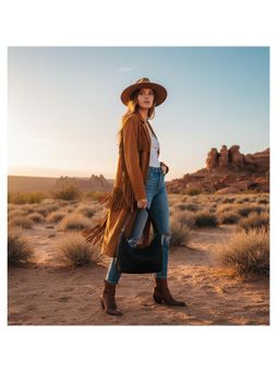 PARTIQ - Korean Version Contrasting Simple Soft Skin Dumplings Armpit For Women Handbag - Black (M)