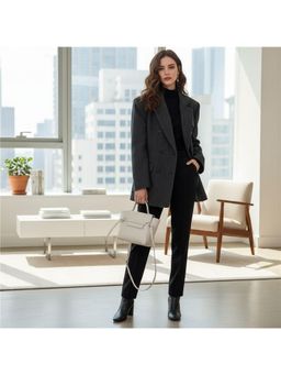 PARTIQ - Hand Carrying Wings One Shoulder Womens Handbag With Detachable Strap - White (M)