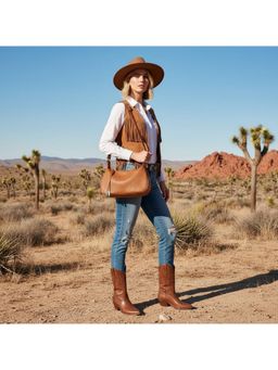 PARTIQ - Fashion Versatile One-Shoulder Armpit Niche Women Handbag - Brown