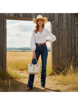 PARTIQ - Niche Outing One Shoulder Versatile Handbag With Detachable Strap - Beige