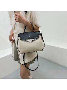 PARTIQ - Light Luxury Versatile Kelly One-Shoulder Handbag With Detachable Strap - Black