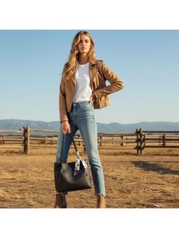 PARTIQ - Womens Fashion Commuter Popular Handbag - Black