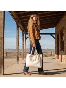 PARTIQ - Womens Fashion Commuter Popular Handbag - White