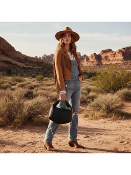 PARTIQ - One-Shoulder Commuting Outing Handbag - Black