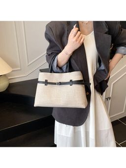 PARTIQ - Large-Capacity Handheld Tote Handbag - Grey