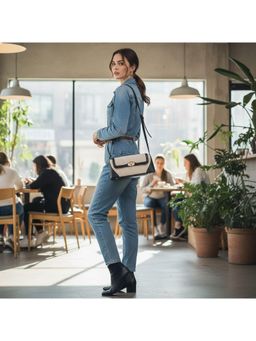 PARTIQ - Young And Middle-Aged All-Match Light Luxury Underarm French Style Womens Sling Bag - Black