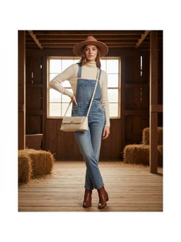 PARTIQ - Young And Middle-Aged All-Match Light Luxury French Style Womens Sling Bag - Off White