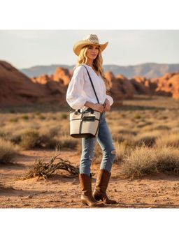 PARTIQ - Large Capacity Stylish Fashion Shoulder Versatile Handbag With Detachable Strap - Black