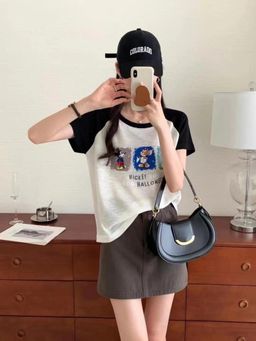 PARTIQ - Korean Version Commuter Versatile Handbag - Black