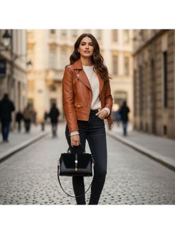 PARTIQ - This Year'S New Small Square Hand Texture Retro Versatile Handbag - Black