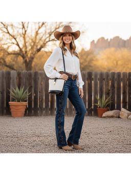 PARTIQ - Style Fashionable Niche Bucket Handbag - Multi-Color