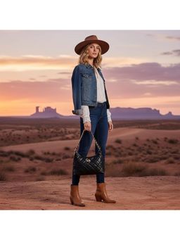 PARTIQ - Niche Casual Versatile Handbag - BLACK