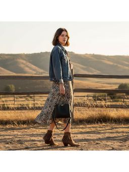 PARTIQ - All-Match Portable Handbag with Detachable Strap - black