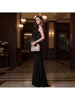 PARTIQ - Pleated Banquet Handheld Dinner Handbag - Gold