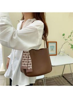 PARTIQ - Style Fashion Mother-And-Child Bucket Bag - KHAKI