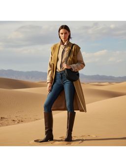 PARTIQ - Retro Versatile Semi-Circular Pea Handbag - black