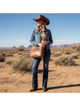 PARTIQ - Style Retro Commuter Versatile Broadband Crossbody Bucket Sling Bag - Beige