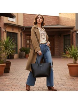 PARTIQ - Womens Commuting Sense Handbag - Black