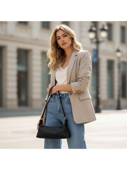 PARTIQ - Sense Simple And Stylish Commuter All-Match Casual Handbag - Black