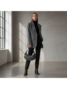 PARTIQ - Style Fashion Going Out Korean Version Niche Design Handbag - Black