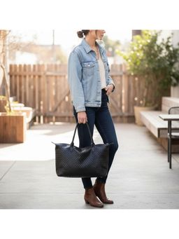 PARTIQ - Trip Travel Mommy Portable Multi-Layer Maternity Handbag - Black