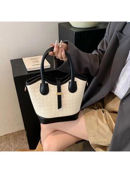 PARTIQ - Fashion Versatile Womens Handbag with Detachable Strap - BLACK