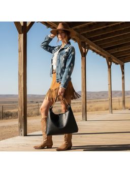 PARTIQ - Style Practical Fashion Commuting Shoulder Bag Large Capacity Womens Handbag - Black