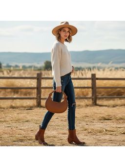 PARTIQ - Fashion Niche Cute Girl Handbag - Brown