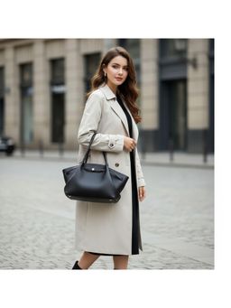 PARTIQ - Womens Large Commuter Handbag - Black