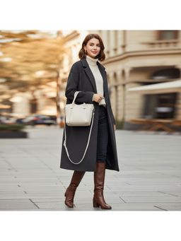 PARTIQ - Korean Style Trendy Fashion All-Match Womens Handbag With Detachable Strap - Off White