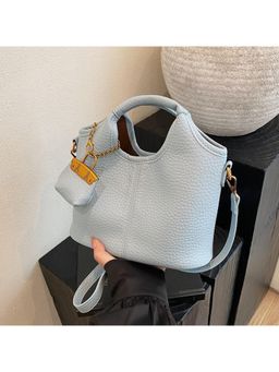 PARTIQ - All-Match Travel Commuter Womens Handbag With Detachable Strap - Blue