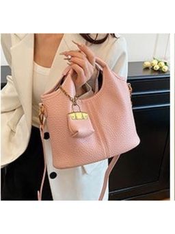 PARTIQ - All-Match Travel Commuter Womens Handbag With Detachable Strap - Pink