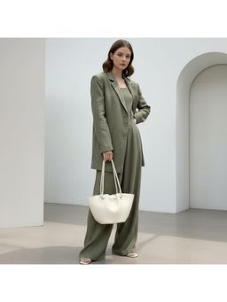 PARTIQ - Womens Underarm Mother-And-Child Hand Commuter Handbag - White