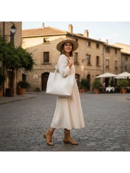 PARTIQ - Niche Design Hand Fashionable Versatile Casual Women Handbag - White