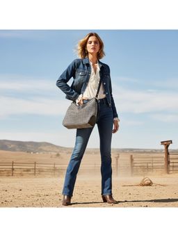 PARTIQ - Fashion Niche Plaid Handbag - Black