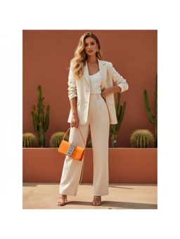 PARTIQ - Womens Chain Trendy Small Square Rhinestone One-Shoulder Versatile Handbag - Orange