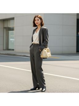 PARTIQ - Large Capacity Simple Commuter Portable Bucket Shoulder Handbag - Yellow