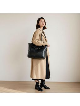 PARTIQ - Womens Fashion All-Match Handbag - Black