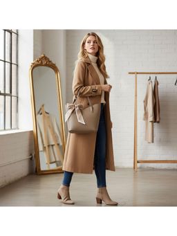 PARTIQ - Fashionable And Simple Underarm Autumn Casual Handbag - Grey