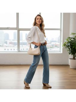 PARTIQ - Trend French Niche Fashion Texture Underarm Versatile Handbag - White